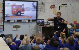 Fire Service Education team delivers safety advice