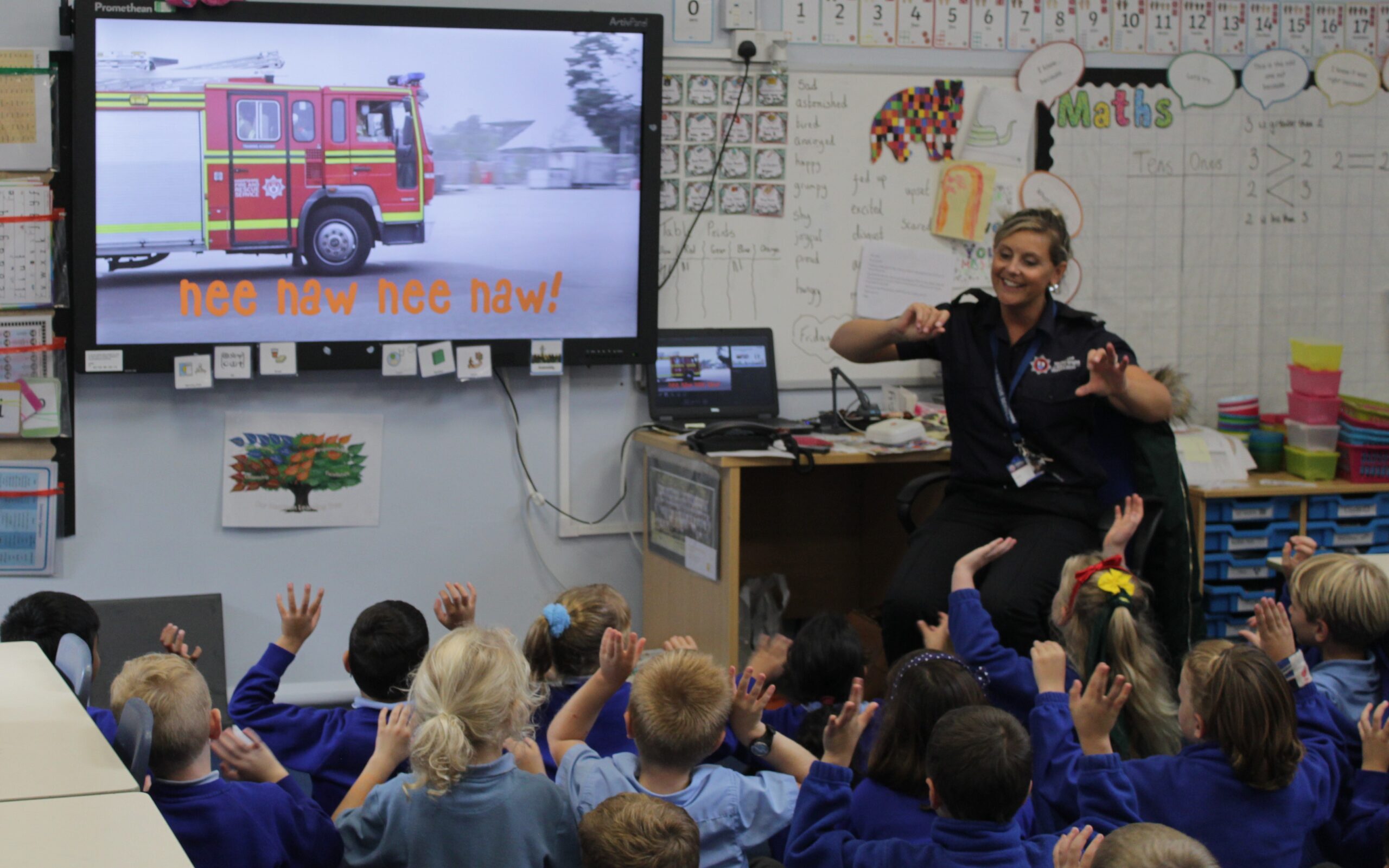 Fire Service Education team delivers safety advice