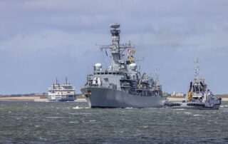 Royal Navy and RAF track Russian vessels in waters close to the UK