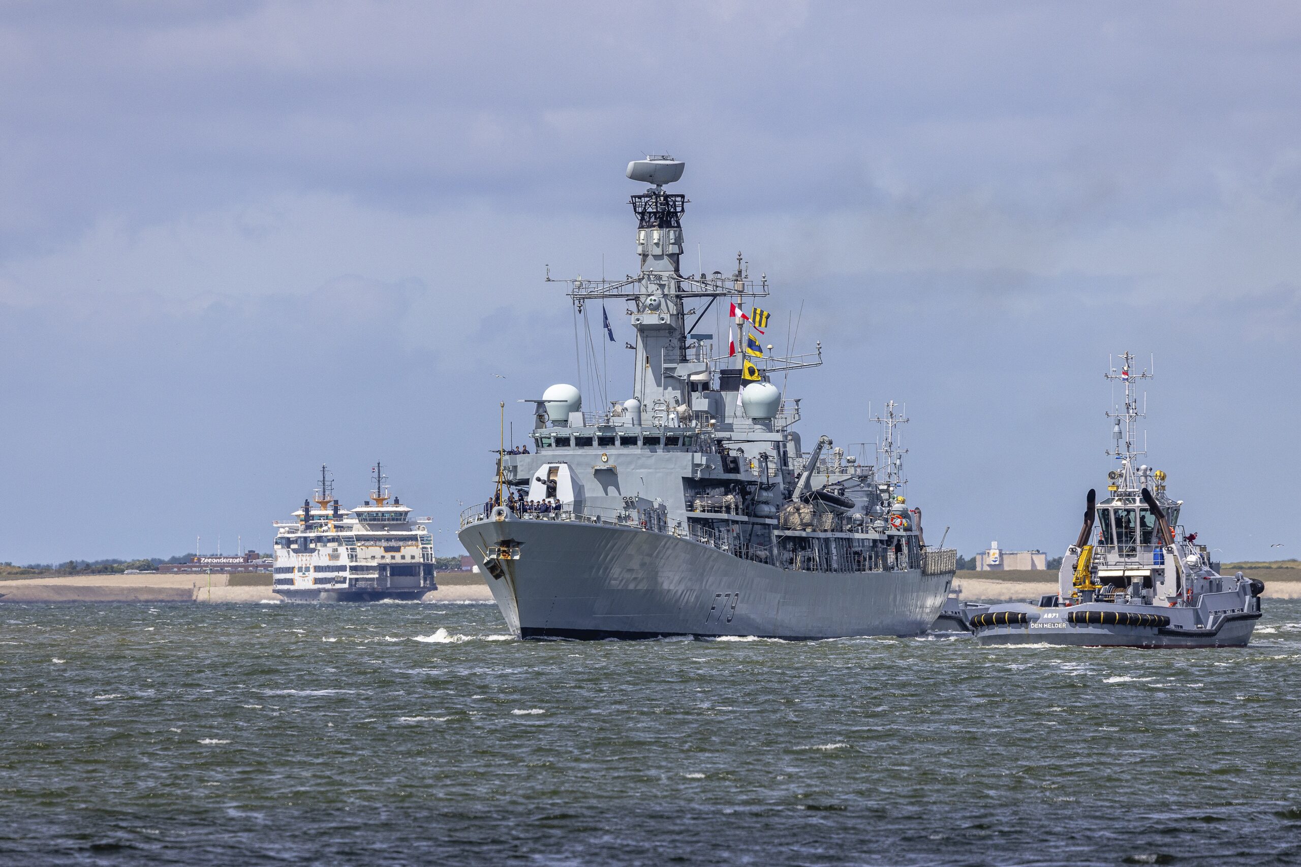 Royal Navy and RAF track Russian vessels in waters close to the UK