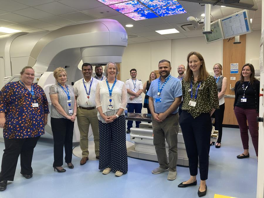 Specialised cancer treatment reaches 100th patient milestone in Portsmouth
