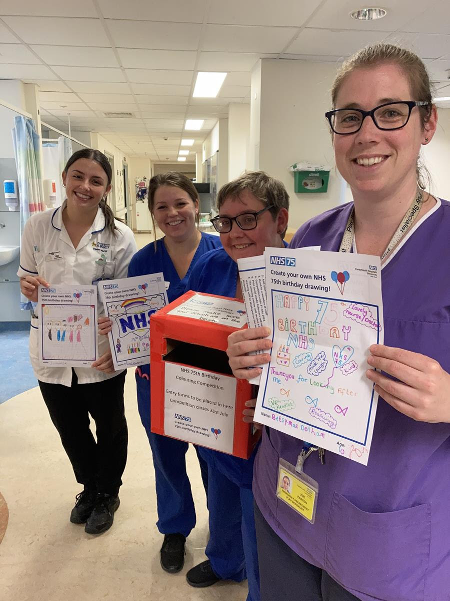 Portsmouth Hospitals University NHS Trust (PHU) want your say to help decide the winner for its NHS75 children’s drawing competition.