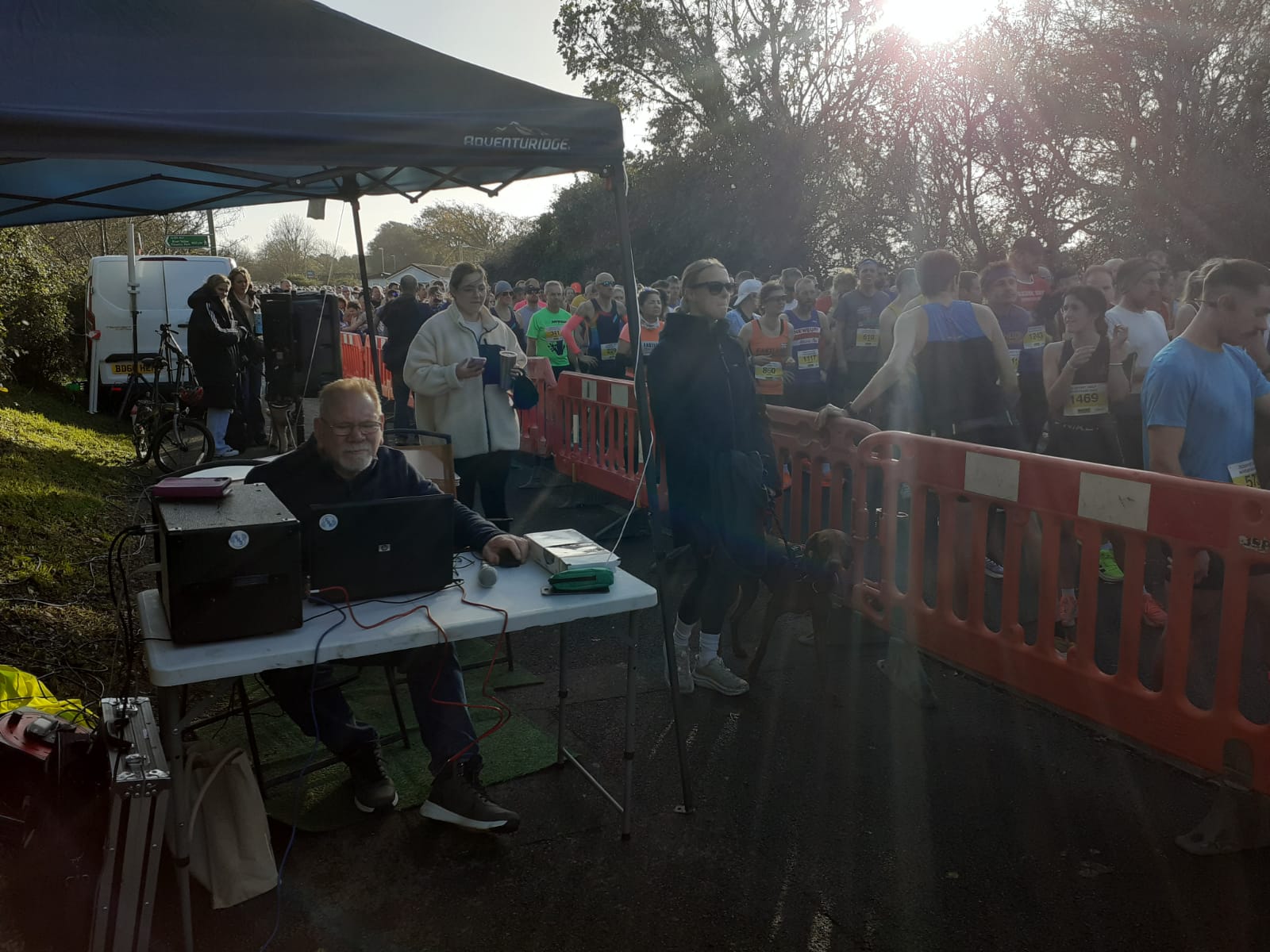 Gosport Hospital Radio producing commentary