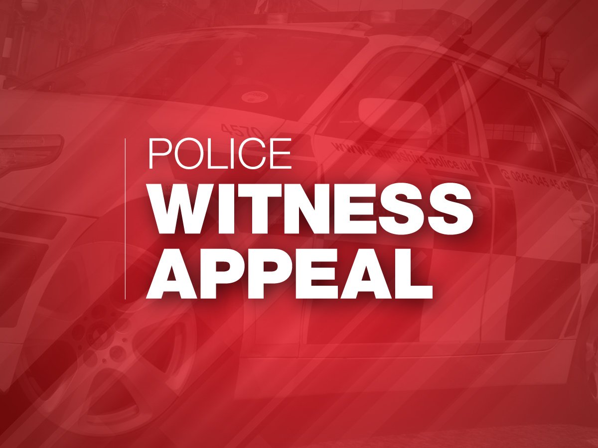 Witness appeal following motorcycle collision in Gosport