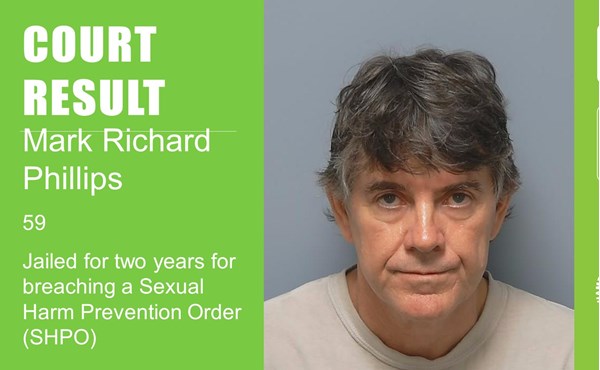 Gosport man jailed for two years for breaching a SHPO