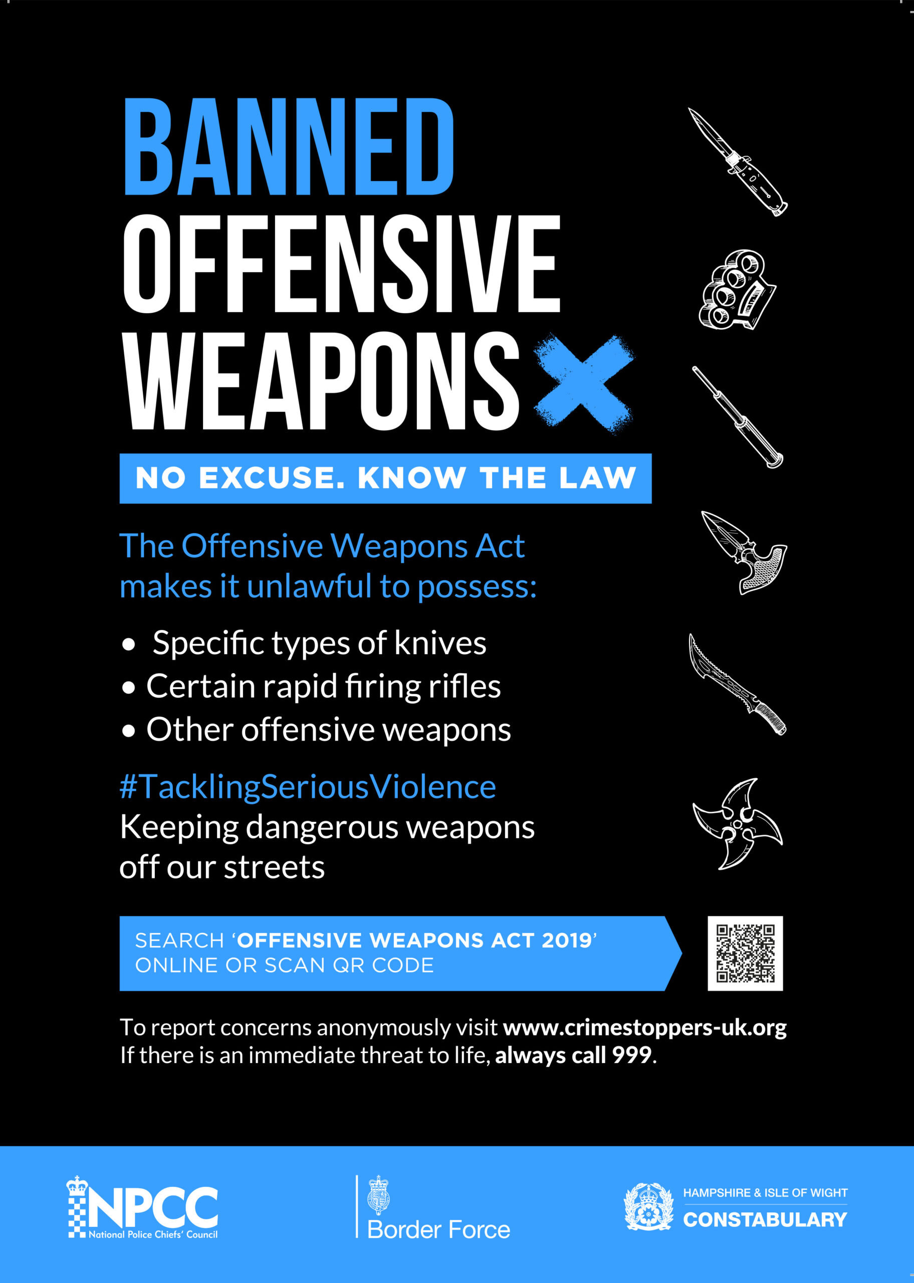 Operation Sceptre leads to 281 fewer weapons on the streets